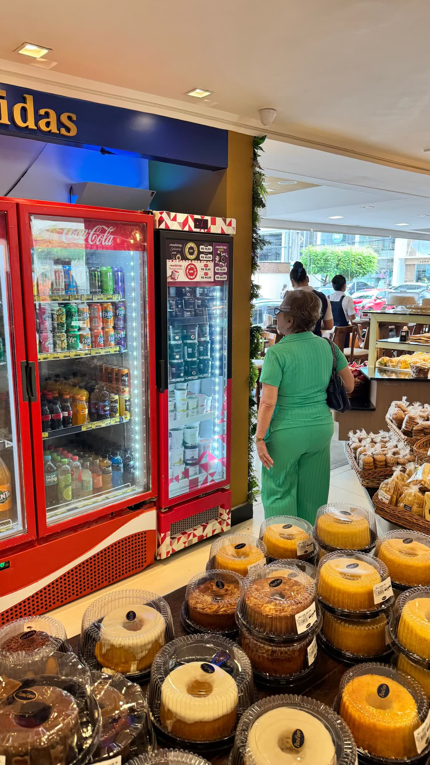 Freezer em padaria