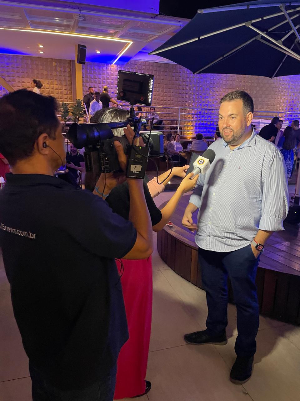 Entrevista em evento