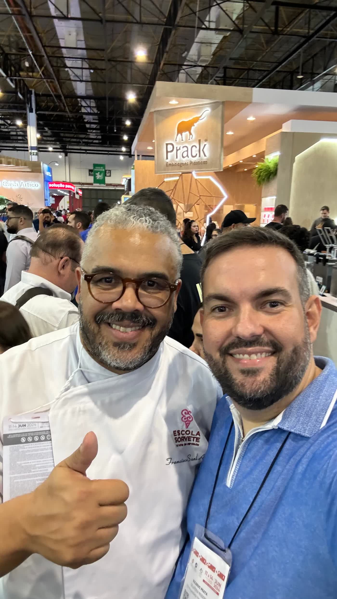 Com o chef Francisco Santana