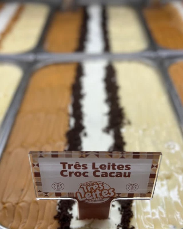 Gelato de TRÊS LEITES CROC CACAU
