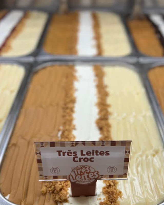 Gelato de TRÊS LEITES CROC